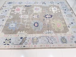 Avalon Pastel Medallion Grey Rug 3