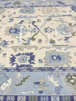 Glacier Medallion Modern Persian Rug 1