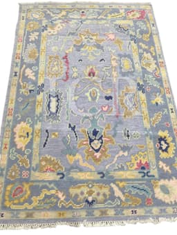 Slate & Gold Oushak Heritage Area Rug 6