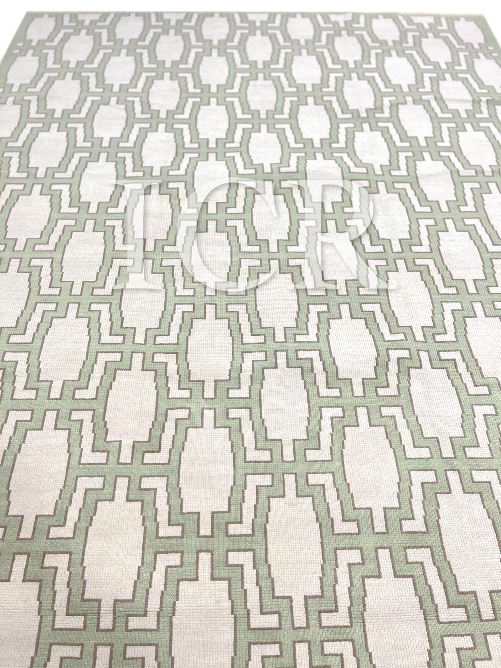 Helix Interlocking Geometric Area Rug