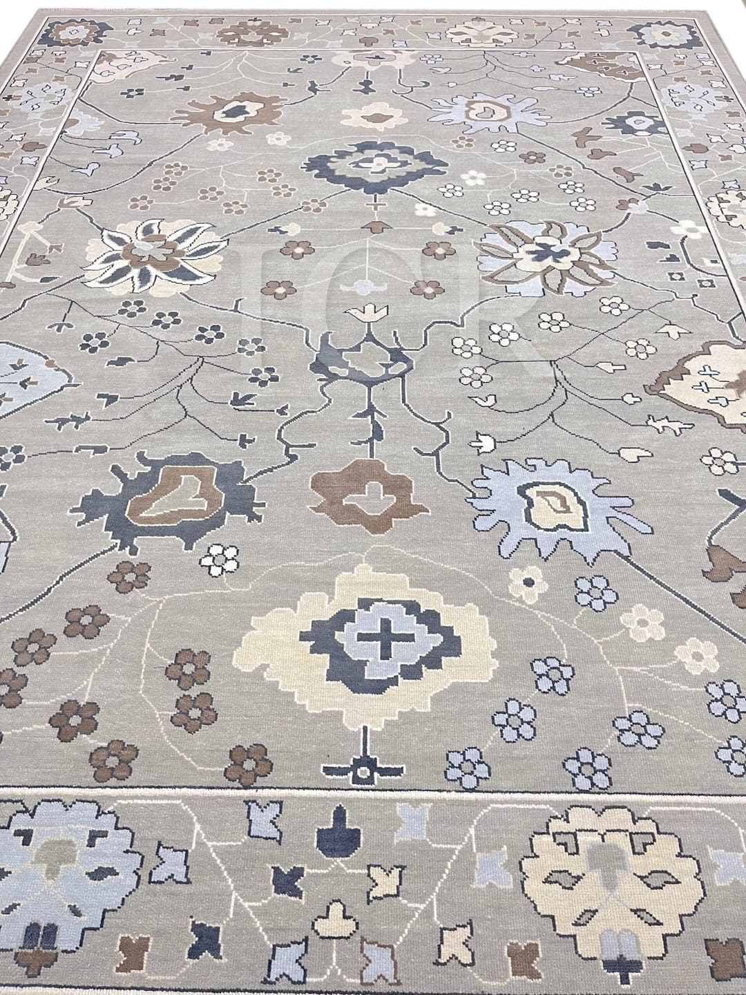 Silverwood Garden Oushak Rug