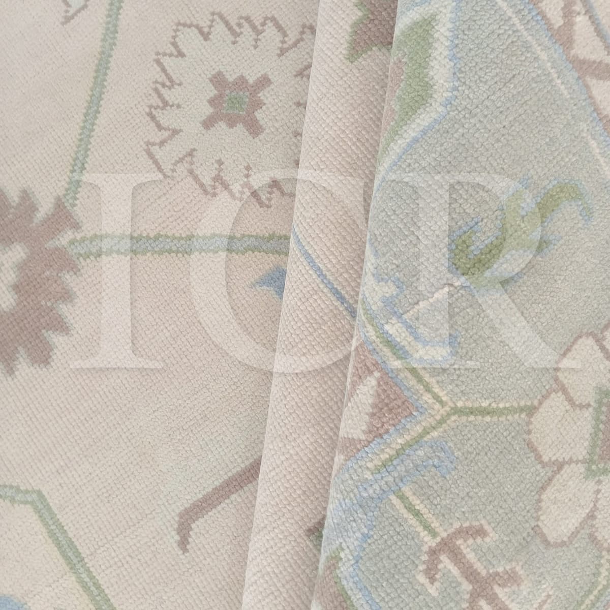 Pastel Heritage Floral Geometric Rug