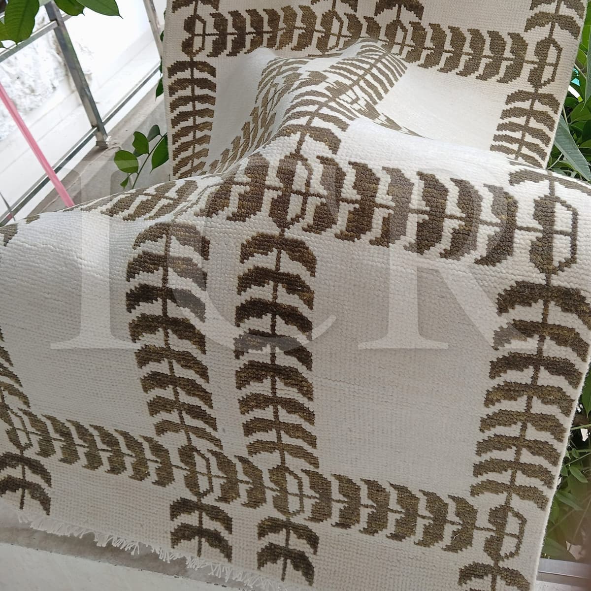 Arches & Lines Handcrafted Rug
