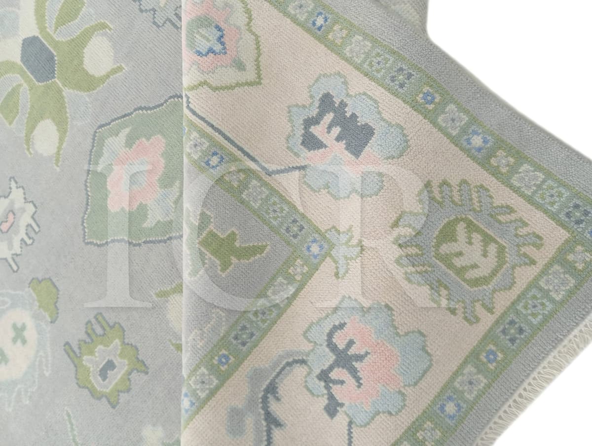 Sage Blossom Heritage Handcrafted Rug